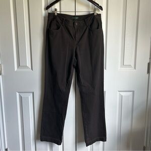 Ralph Lauren chocolate brown straight leg pants business casual